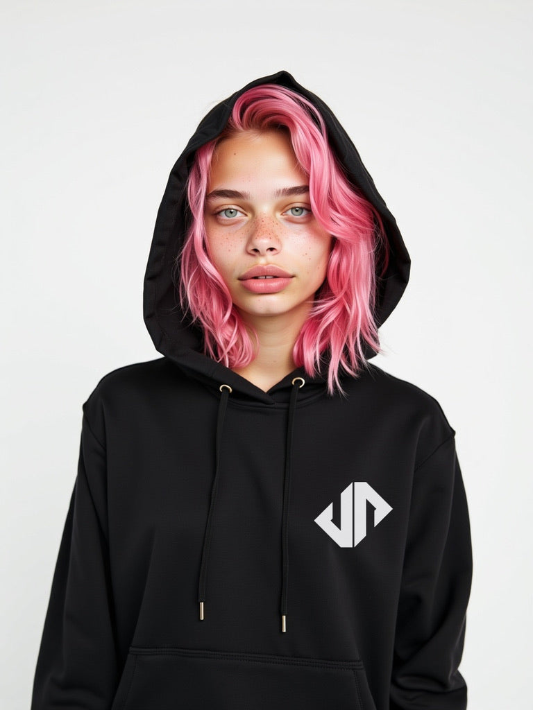 JP Black Hoodie – Reality is a Veil